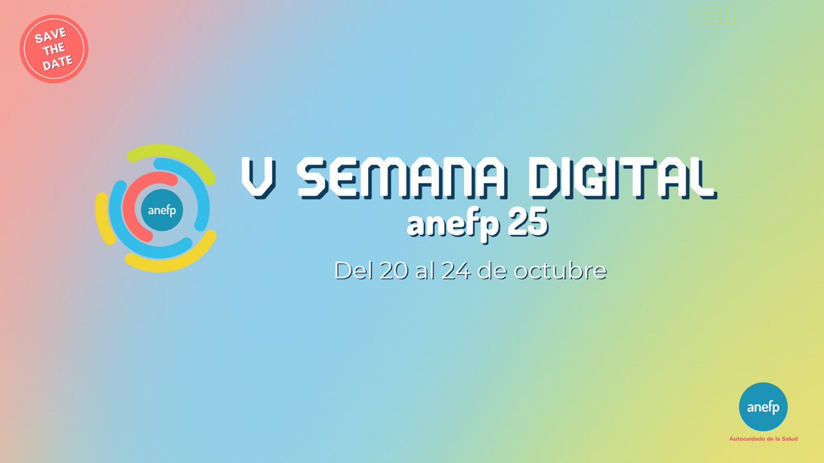 anefp_org's tweet photo. La V Semana #anefpDigital llega del 20 al 24 de octubre con las claves para afrontar los retos y desafíos el sector #ConsumerHealth en el entorno digital:

➡️ Cuando la tecnología encuentra el propósito
➡️ Cómo las marcas pueden ganar visibilidad en la IA
➡️ Las Golden rules de la Creatividad para el éxito de campañas digitales
➡️ Cómo hablar con la IA para obtener los mejores resultados
➡️ Buenas prácticas digitales en Consumer Health

5 sesiones para inspirar, aprender y prospectar oportunidades.
 
👉 Accede al programa completo e inscríbete aquí https://t.co/wXzKLWyPTr