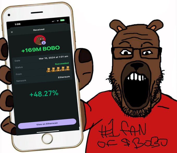 Meme the dream. $BOBO 🐻