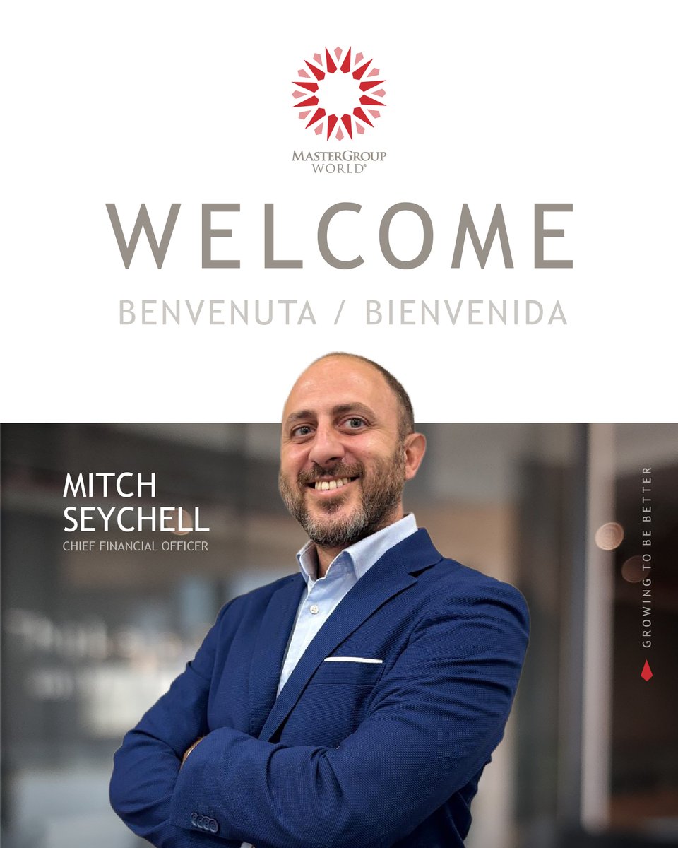 🌍 Diamo il benvenuto a 𝐌𝐢𝐭𝐜𝐡 𝐒𝐞𝐲𝐜𝐡𝐞𝐥𝐥, nuovo 𝐂𝐅𝐎 di Master Group World.
Con esperienza globale e visione strategica, sarà guida chiave per la nostra crescita.

🚀 Benvenuto a bordo Mitch!

#CFO #newjoiner #mastergroupworld #welcomeonboard #travel #italia #mgw