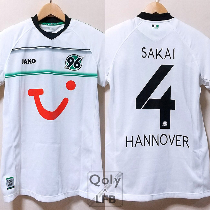 JAKO ハノーファー96 ユニフォーム 2013/14 3rd #4 酒井宏樹 JAKO】ハノーファー96 ユニフォーム 2013/14 3rd 半袖（No.4