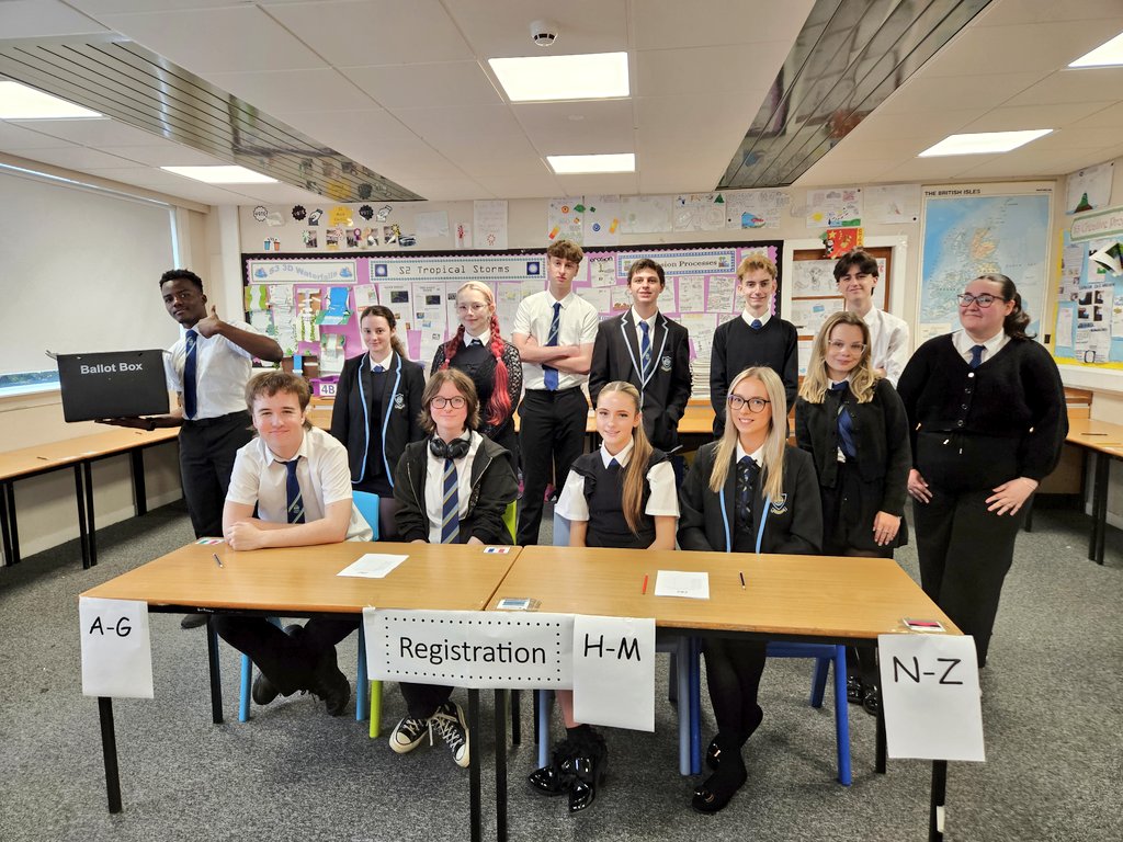 BrannockSS_RMPS's tweet image. Pupil Council elections 2025-26 are well underway. Led fantastically by our S6 leadership class. Results to be announced next week, watch this space! Go Team Brannock! @brannock_high