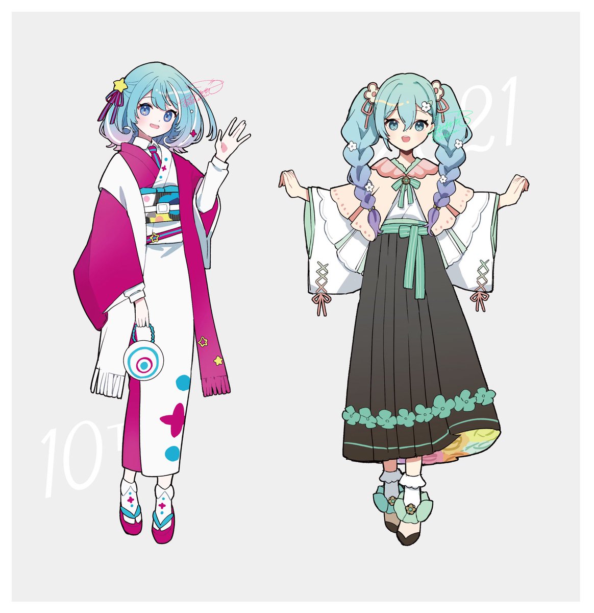 てんすちゃんとお花ちゃん追加！
#マジカルミライ
#初音ミク