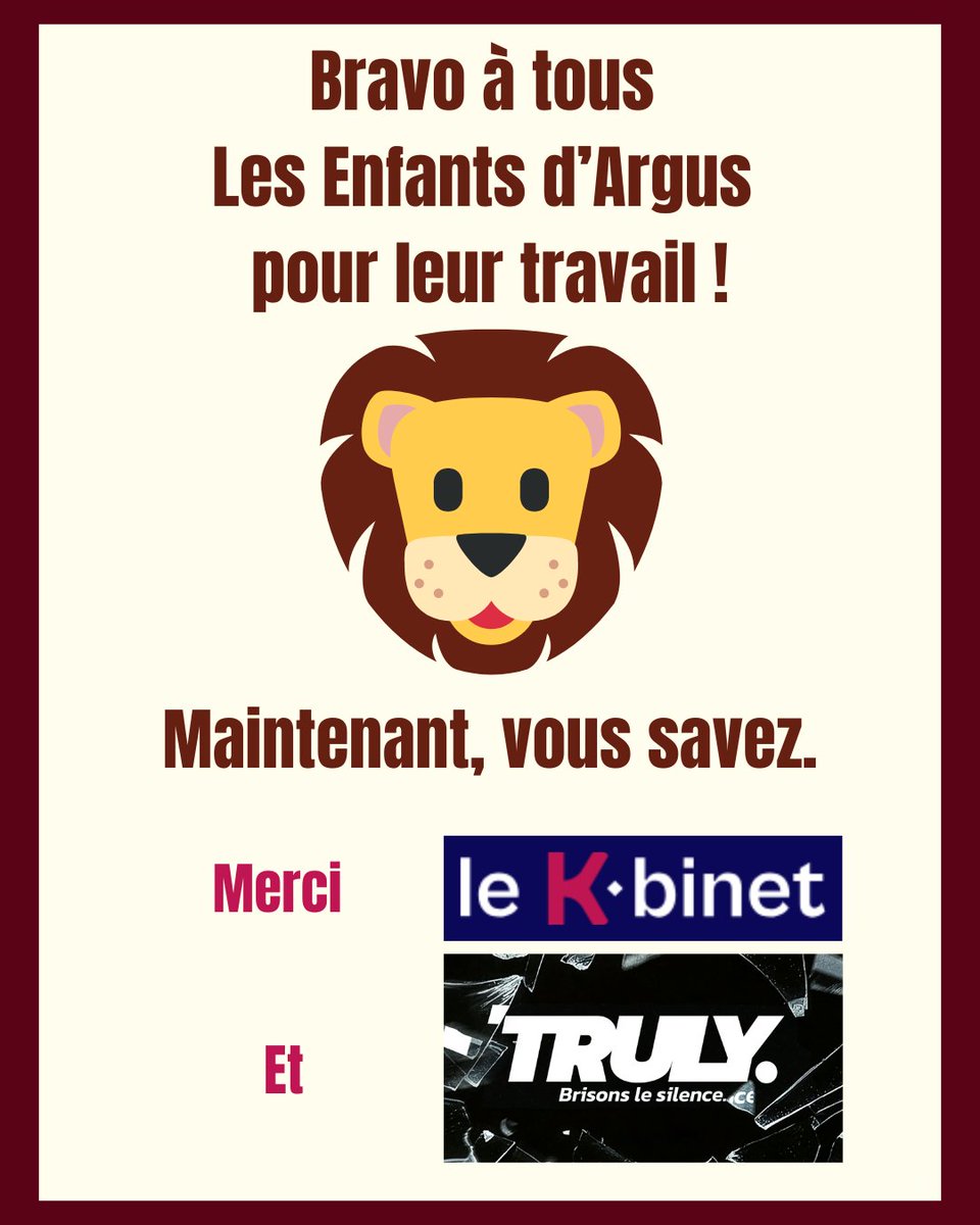 Enfants_dArgus's tweet photo. 🚨 Béthune : M. Jonathan D condamné à 4 ans ferme
🔁 Récidiviste, incarcéré depuis juillet
📋 Inscrit au FIJAIS
🙏 Merci aux Enfants d’Argus, Le Kbinet &amp; Truly
#JusticePourLesEnfants #ProtectionDeLenfance https://t.co/9sqB9ct3md