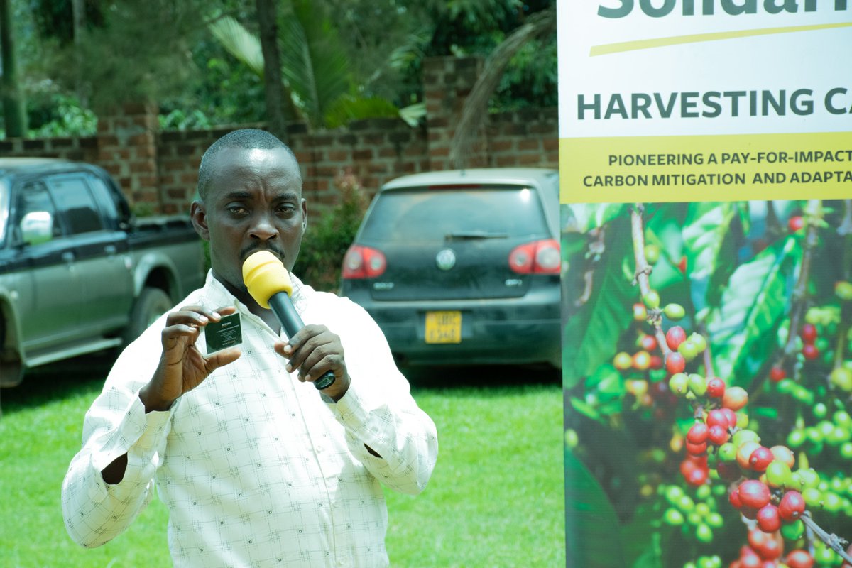 Through the Harvesting Carbon Project, Solidaridad &amp; partners are empowering Uganda’s coffee farmers to comply with #EUDR—protecting forests, ensuring traceability &amp; securing Europe’s coffee market. #SustainableFarming #CoffeeForChange
