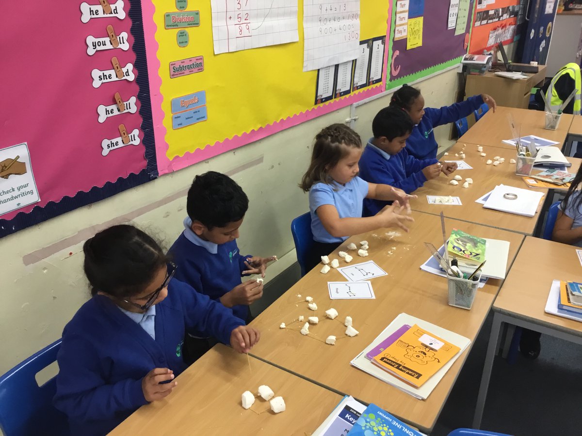 2AS have learnt all about star constellations this week and the myths behind them. They even made some constellations out of spaghetti and marshmallows! ⭐️ #buildingfuturestogether #GroveCommunity #GrovePrimary #starconstellation