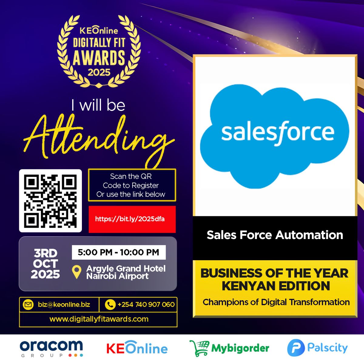 Reminder: The event goes live tomorrow (Friday 3rd) at Argyle Hotel. Register now  shorturl.at/0njB1
0740907060 | #DigitallyFitAwards2025 

Naivasha Westlands #BlockCorruptDeals Afya Bila Mipaka terry mbaika Pritzker Global Sumud Flotilla