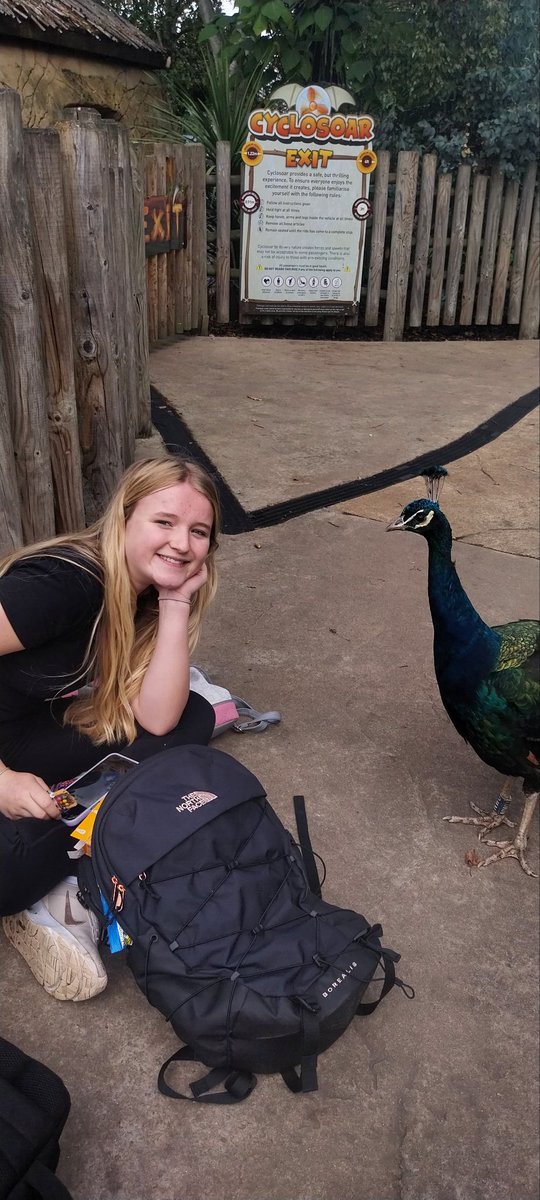 PATKingsSchool's tweet image. Having a blast at @flamingolanduk ! Rollercoasters, screams, and making new feathered friends!  🎢🦚#Rewards #Excitement #BeKings