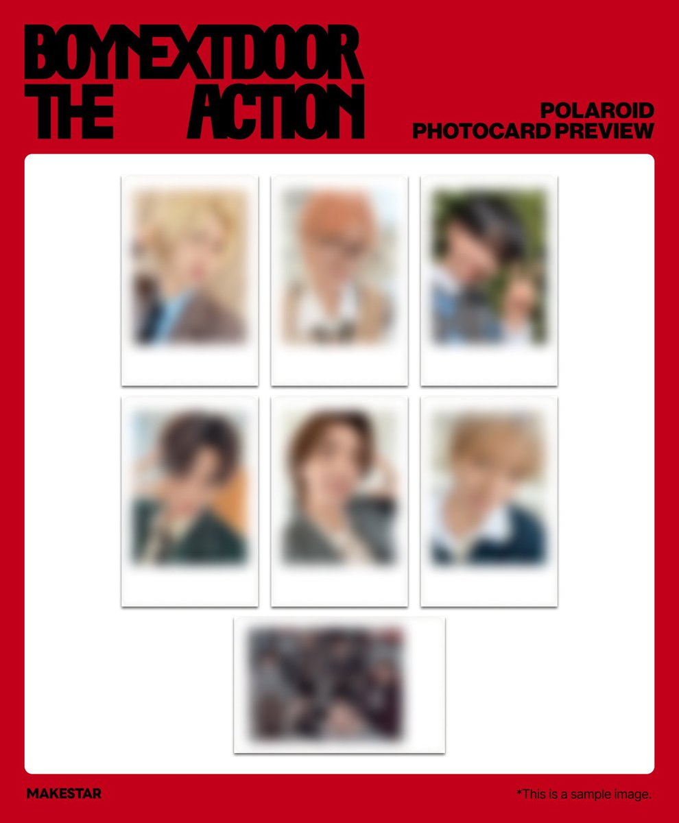 📢］BOYNEXTDOOR 5th EP [The Action] ＼ アルバムの特典トレカ ツリー