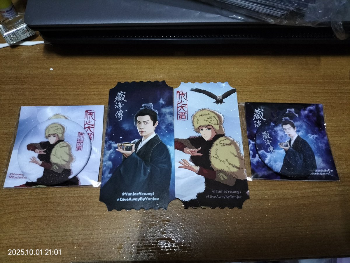 YunJaeYesung1's tweet photo. #GAW.วันเกิดพิจ้าน 🐰❤️

❤️ Ticket+Keychain
❤️ Ticket+Magnet
❤️ Ticket+Memo Pad
❤️ Ticket+Postcard

กติกา...รีทวิต+สุ่มวงล้อ

📌 4 Oct #XZGentleBrilliance
🕜 14:00 pm.

5 Oct #GoodbyeGuoJing
🕚 11:00 pm.

มารับกันด้วยยย~ อย่าปล่อยให้น้องเหงาน้าาาา~

#GiveawayByYunJae #เซียวจ้าน https://t.co/F0GmXBD8As