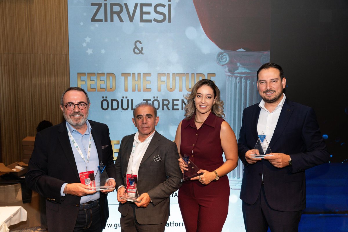 UFRAD's tweet photo. Güvenilir Ürün Platformu tarafından bu yıl 4.’sü düzenlenen ve gıda ile tarım sektörünün en itibarlı organizasyonları arasında yer alan Feed the Future Ödüllerinde, UFRAD Yönetim Kurulu üyelerimizin de ödüle layık görülmesi bizler için büyük bir mutluluk ve gurur ++ https://t.co/XwfRi9bWUD
