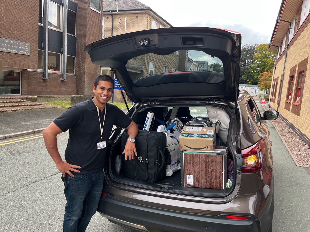 Tnightingale10's tweet photo. Yesterday started with a Greggs and ended with a game of how much equipment can you fit in a Qashqai...

A nice milestone to have had the study site close out visit for our @heartresearchuk funded clinical trial: https://t.co/ji4OZFqcbp 1/4 https://t.co/RAvbFht2vZ