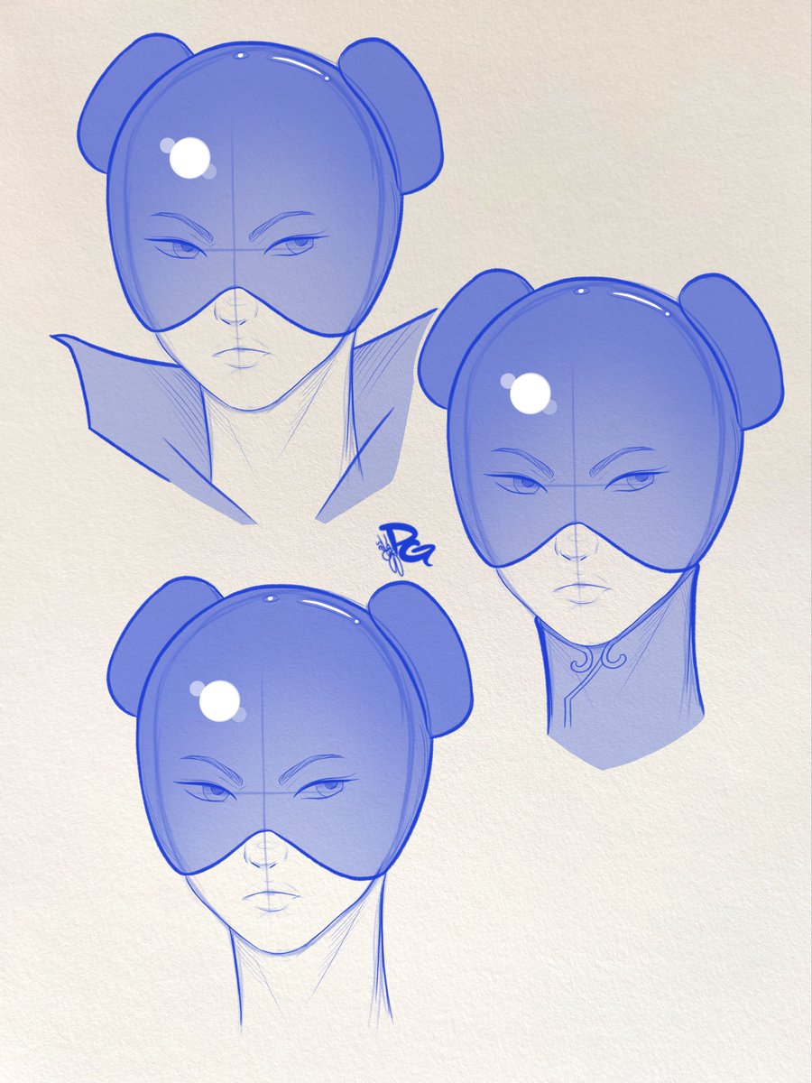 The costume swap, Halloween poll for this month’s set is a tight race. Whipped up head Concepts for a possible Catwoman x Chun-li swap. 

Head on over to Patreon.com/pgratedslasher and cast your vote, starting at the $1 tier.