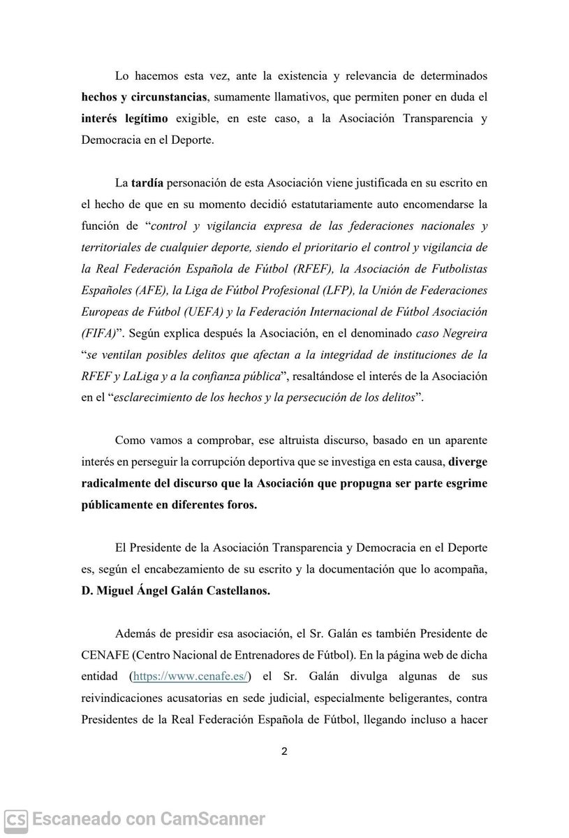 Ricardo Ramos Neira (@neiraelvikingo) on Twitter photo 🤷🏻♂️Evidentemente, solo faltaba.
 Es que encima, ¡pretende presentarse por la parte que defiende la corrupción deportiva! Cuando en su discurso defiende justamente lo contrario.
En unas semanas, será rechazado también por el Juzgado. 🤷🏻♂️Evidentemente, solo faltaba.
 Es que encima, ¡pretende presentarse por la parte que defiende la corrupción deportiva! Cuando en su discurso defiende justamente lo contrario.
En unas semanas, será rechazado también por el Juzgado.