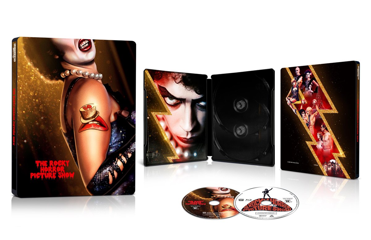 Celebra un 50 aniversario muy especial con los sorprendentes visitantes de la Galaxia Transilvania

▶️#TheRockyHorrorPictureShow👄

📀Steelbook 4K UHD™ + Blu-ray™
🗓️Lanzamiento: 21 de octubre