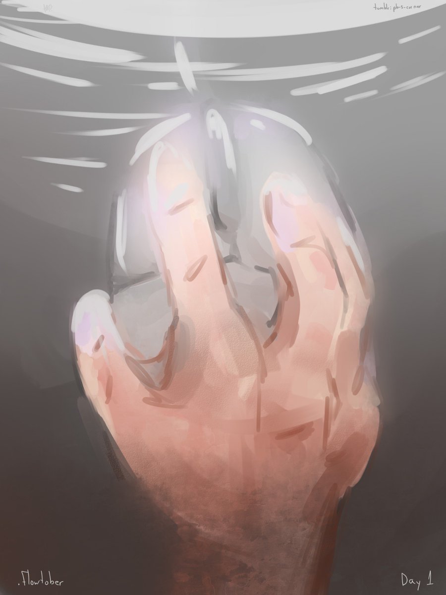 pb_s_corner's tweet photo. #Dotflowtober2025 Day 1! Prompt: Log In / enter. Still practicing with oil brushes, I hope I get the hang of them someday! 

#dotflow #dotflowtober #ynfg https://t.co/5E7yfAISok