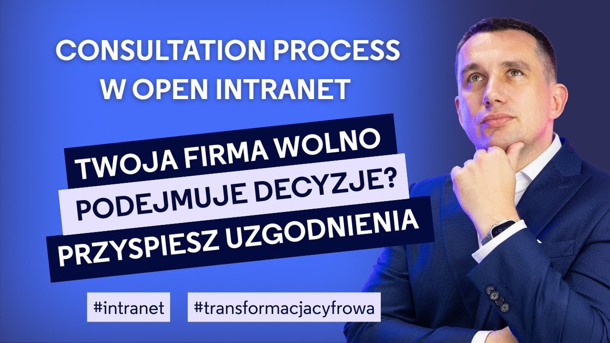 now_drupal's tweet photo. 🟣 Ważne uzgodnienia wciąż giną w mailach i na Slacku? Funkcja Consultation Process w Open Intranet przenosi proces decyzyjny do jednego miejsca – z jasnym podziałem odpowiedzialności, terminami i pełnym audytem decyzji. Odcinek: https://t.co/pzuBHfFMzp 🎥

#NowoczesnyDrupal https://t.co/IvOuPGPFCm