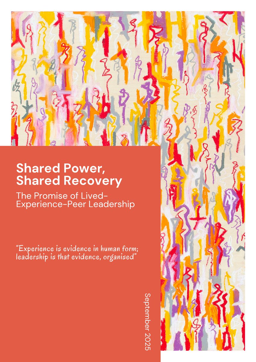 “Lived experience is evidence, and leadership is that evidence organised for change.” 

We’re launching our global thought paper on #PeerLeadership What it is, what it’s for, how to do it &amp; how it can thrive. bit.ly/4nAB80u

#LivedExperience #PeerSupport #SystemsChange