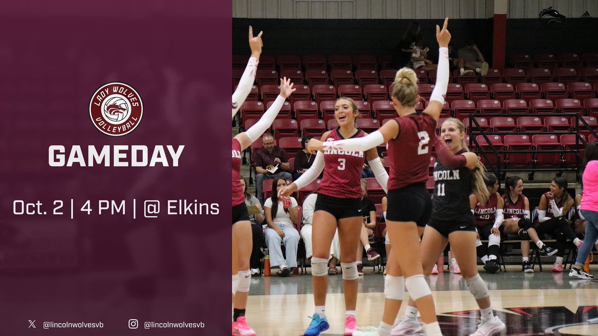 LincolnWolvesVB's tweet image. 🏐 7th Grade, JR High Varsity, SR High JV, &amp;amp; SR High Varsity 
🆚 Elkins
📍Elkins, AR
🏟 Elkins High School Gym
⌚️4:00 PM 
📺 Hudl TV

Make sure to make plans to come out and support the Lady Wolves in their conference match tonight! 🐺🏐 #goladywolves