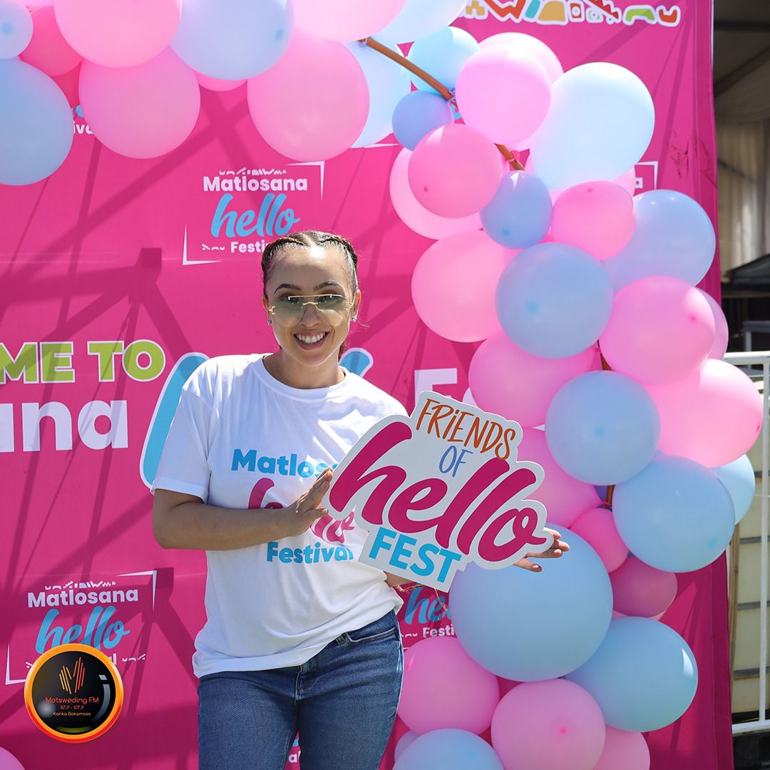 motswedingfm's tweet photo. Motsweding FM etla ka tlhamalalo gotswa mo Rio Hotel, Klerksdorp. Mo go thankgolwang  semmuso lenaane la moletlo mogolo wa Hello Fest.🎊💃🕺

#MotswedingFM #hellofest2026 https://t.co/fy8DxLCLkJ