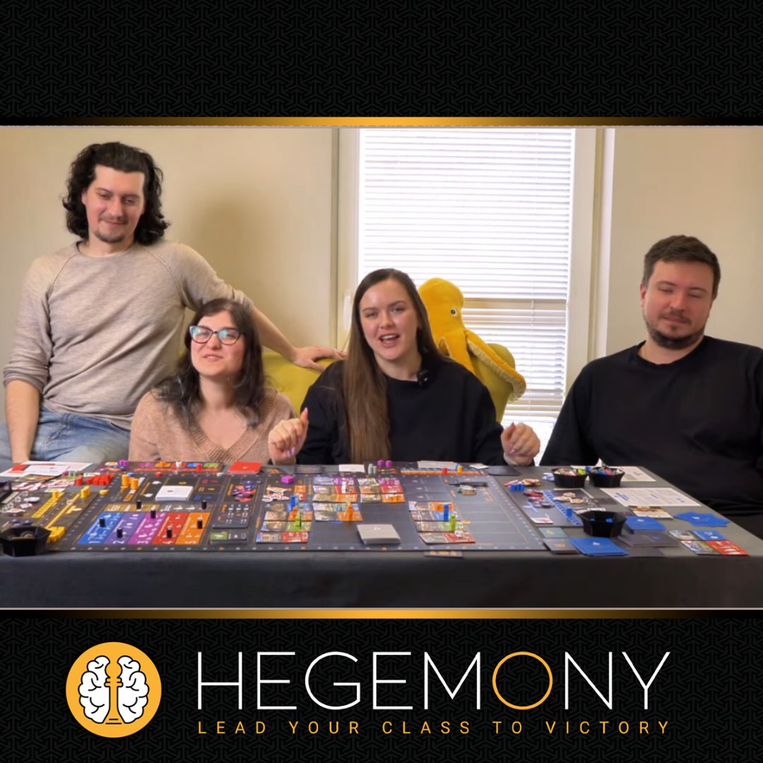 🌐For our Ukrainian-speaking friends!

Watch this fantastic Hegemony gameplay video by Kateryna Kordon as she walks through the rules and shows the game in action! 👀

👉 youtube.com/watch?v=NKG9LE…

Don’t forget to visit our website to see all Hegemony expansions and add-ons! ✨