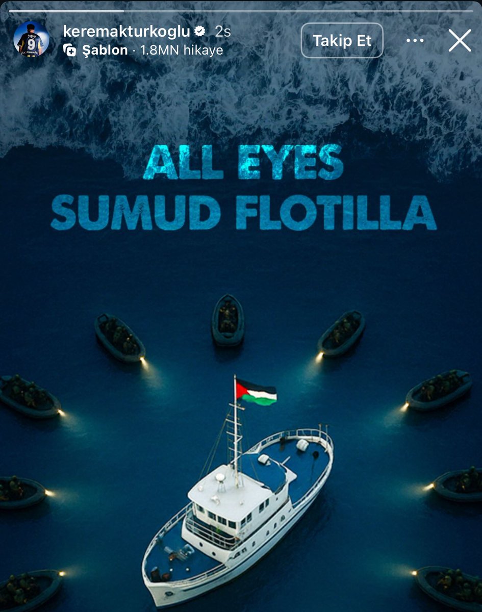 Kerem AkTürkoğlu'nun paylaşımı

#FreePalestine