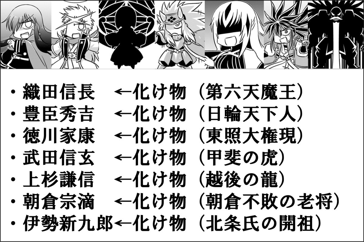 fate_prototypeB's tweet photo. 帝都聖杯奇譚
『二年前の第三次聖杯戦争は“かなり”格の高い英霊が複数召喚された』
↑
まぁ言うて流石に織田信長クラスはそういないだろう

第三次聖杯戦争
『この面々が日本で暴れました』
↑
大惨事じゃねぇか！！！ https://t.co/x5GnkRAaMX