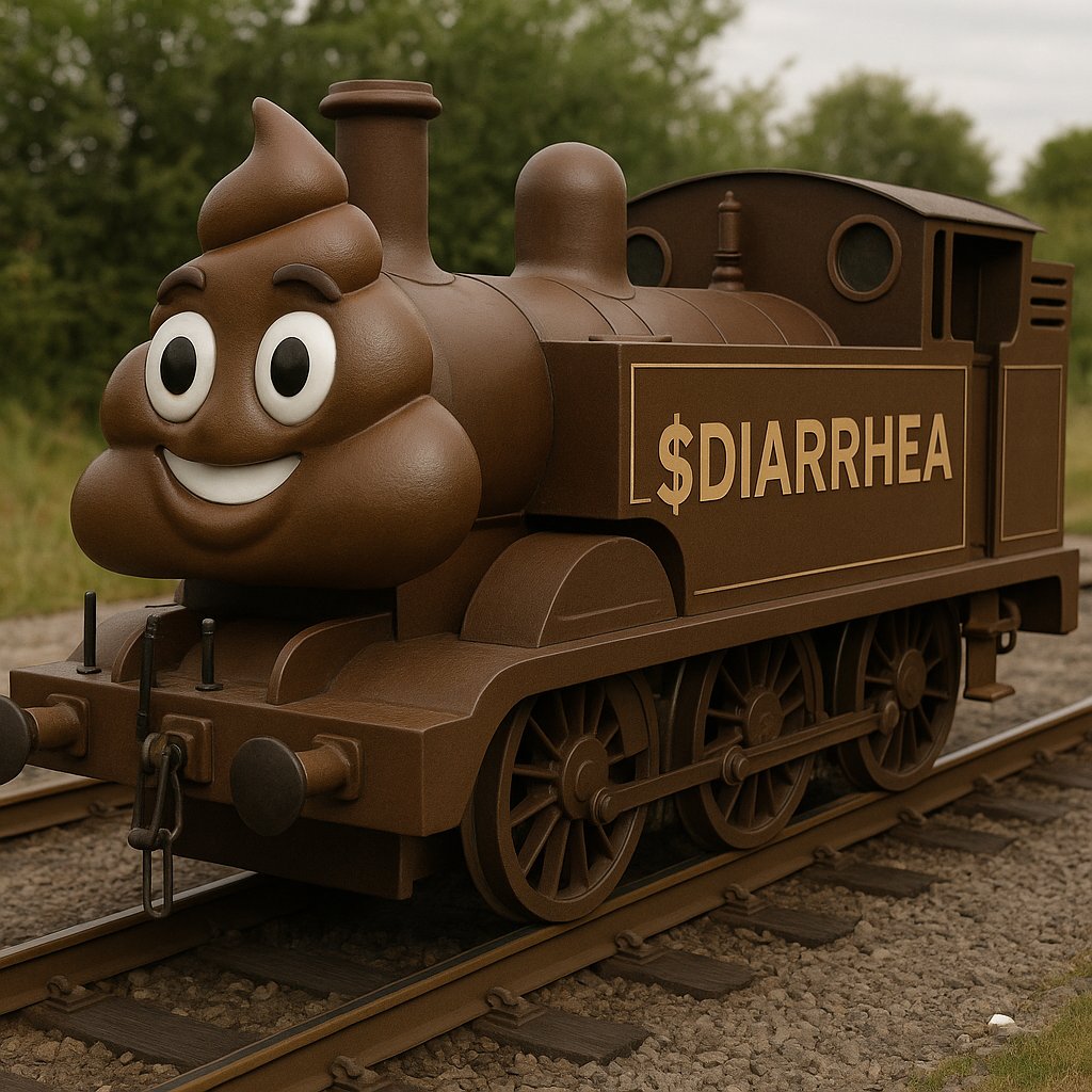 noodstock's tweet photo. @UGAMAN007 All aboard! $diarrhea #ITSRUNNING https://t.co/0JsVnNgyNQ