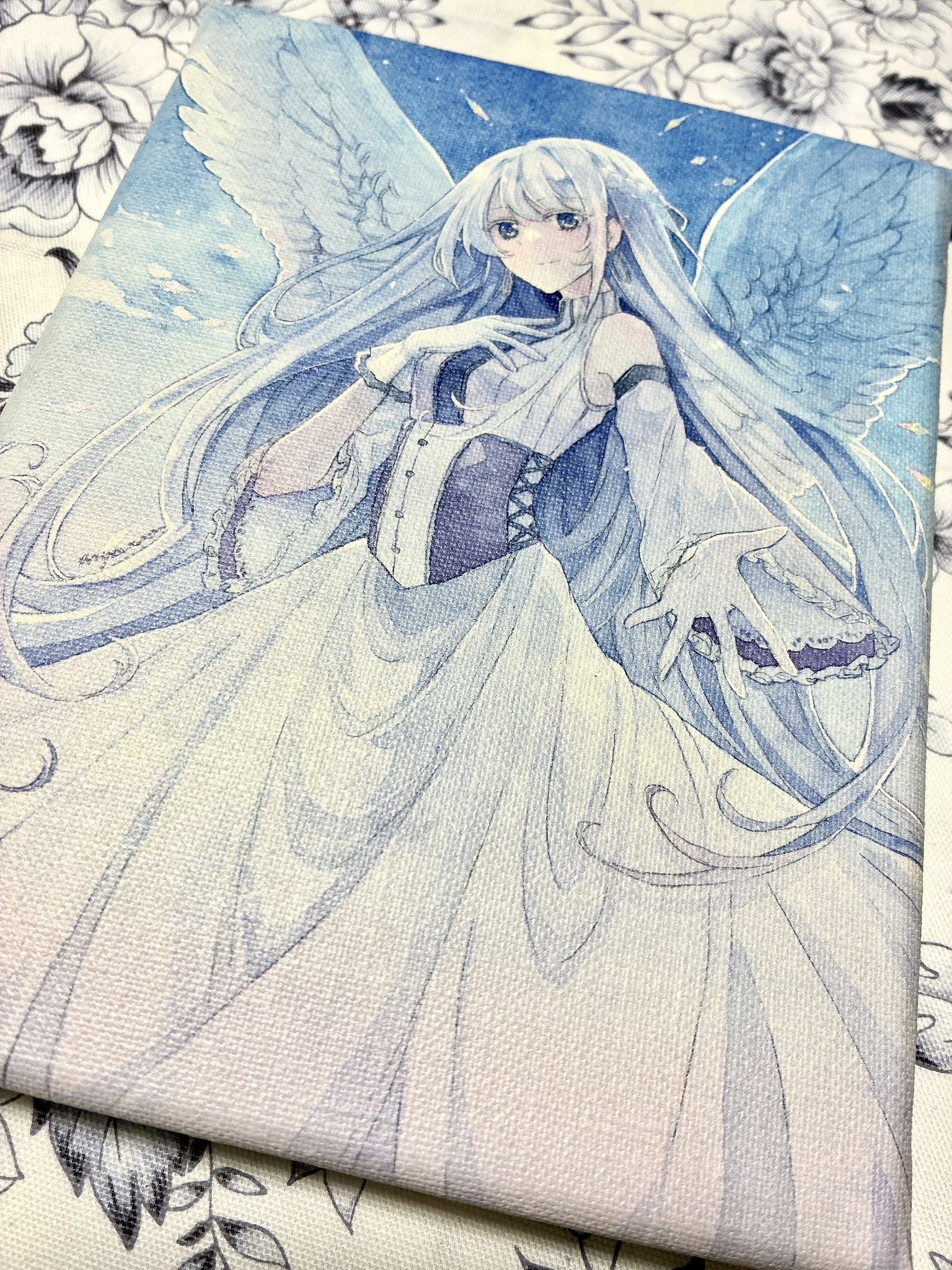 煌めく秋の散歩道　P12キャンバス　アクリル画 煌めく秋の散歩道 P12キャンバス アクリル画