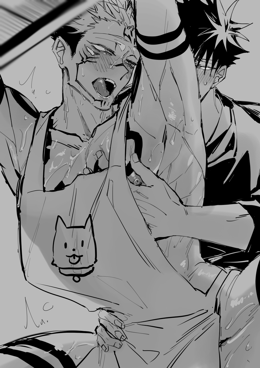 一直想畫的裸圍裙 rkgk