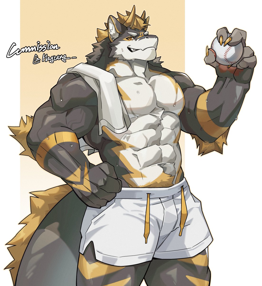 Hagrang_'s tweet image. comm for @echo870611 
Thank you for request!!💛⚾️