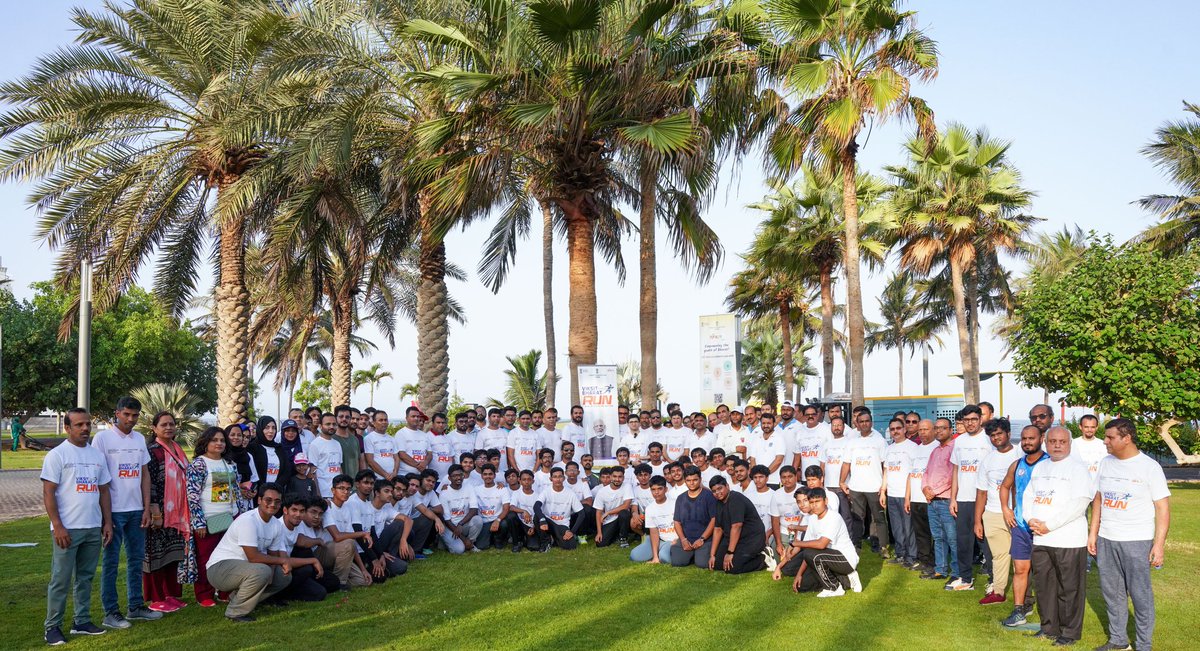 CGIJeddah's tweet image. Running together for a healthier, united, and #ViksitBharat!🇮🇳

The Consulate General of India, Jeddah @CGIJeddah successfully organised the Viksit Bharat Run 2025 – celebrating the spirit of fitness, unity and service.

Indian diaspora participated with great enthusiasm, echoing…
