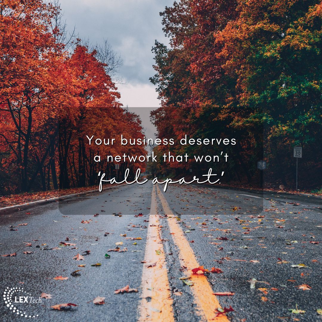 TechnologyLex's tweet image. 🍂 Stronger Systems. Every Season. 🍂
Technology challenges don’t take a break when the seasons change—and neither do we. At Lex Technology, we design IT solutions that keep your business running smoothly, no matter what comes your way.
✅ Reliable network performance…