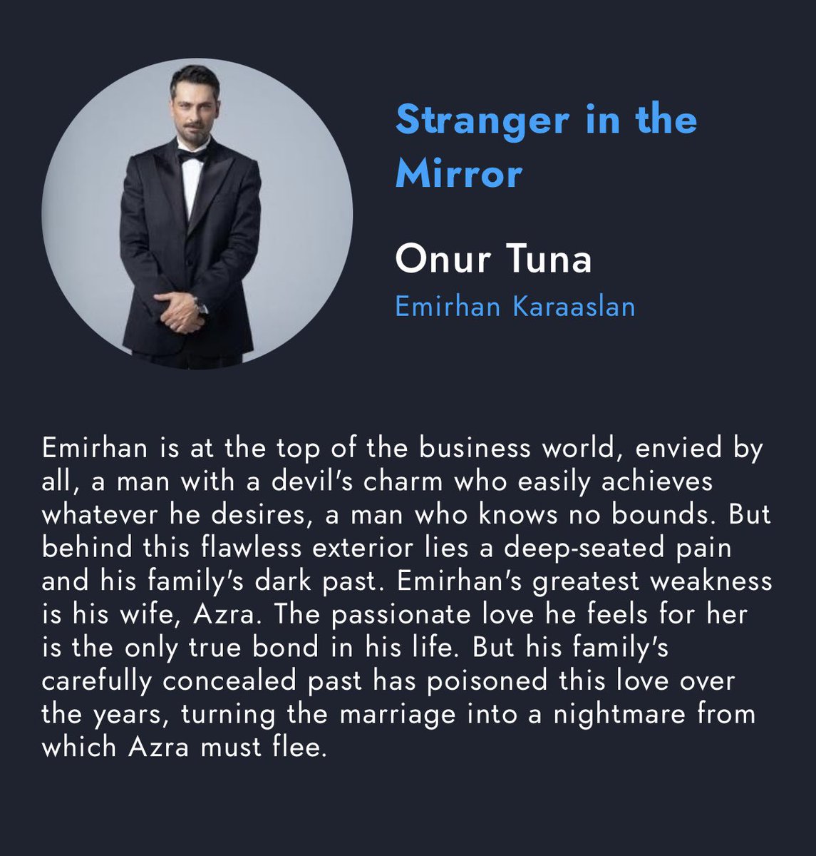 evless1's tweet image. #AynadakiYabancı cast and their character