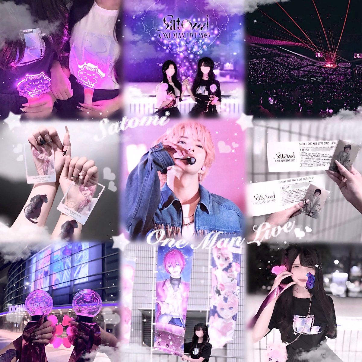 #さとみくん へ🐱♡
全ての人がさとみくんに魅了される 素敵なワンマンライブをありがとうございました🪄
さとみくんに出会って居なければ感じる事すら無かった言葉にはならない感動をありがとうございます⟡.·

感想はALTにて(⋆ᴗ͈ˬᴗ͈)”♡⬇️
 #さとみ横アリワンマン