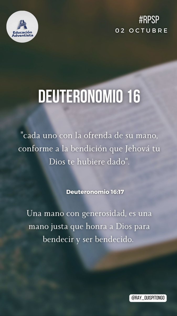 ray_qc's tweet photo. Cuanto más justa sean tus manos para dar, Dios te honrará para bendecir a los demás. #RPSP https://t.co/GgVSC4cMhZ