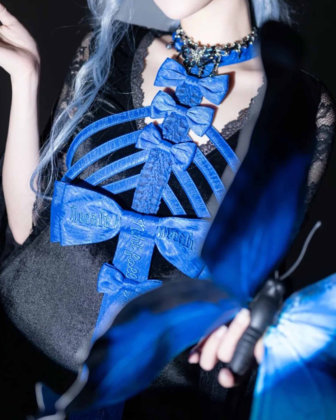 ❪ 物語者 ❫ エペティス　ボーンハーネス　ロリィタ　ロリータ Hecate ボーンハーネス(ブルー)【物語者】 – Epetice