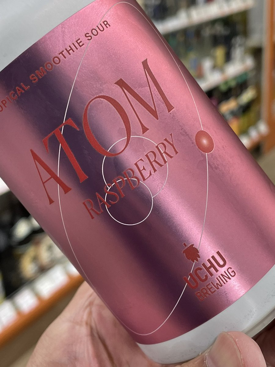 asakurasake's tweet photo. アサクラ酒店クラフトビールの紹介です。うちゅうビールさんのAtom raspberryです。とろとろすっぱうまい楽園的スムージー!
#うちゅうビール
#うちゅう買える
#とろとろスムージー
#ATOMRASPBERRY
#アサクラ酒店 https://t.co/zUUGOuZiBn