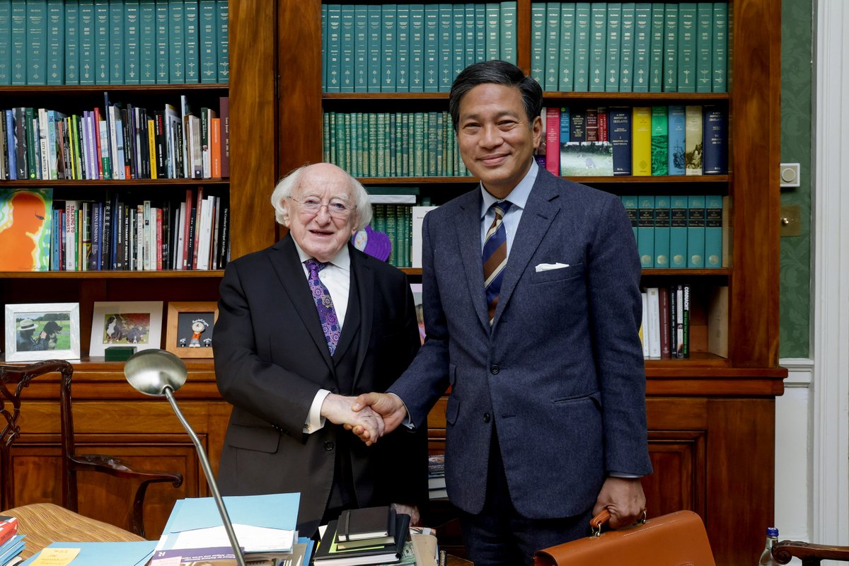 President of Ireland tweet media