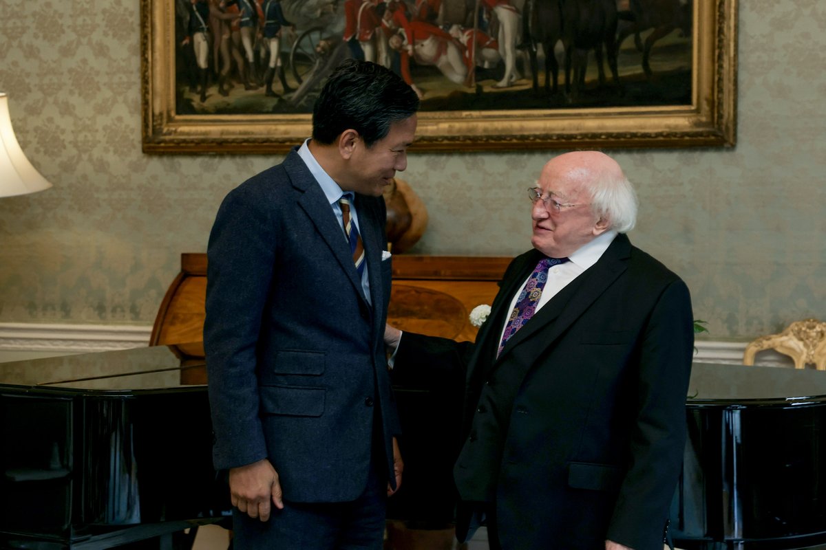 President of Ireland tweet media