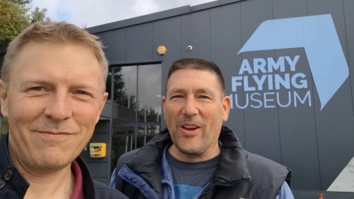 hamandjampod's tweet image. 🎙NEW EPISODE AVAILABLE....
It&apos;s the lads first road trip of the podcast. Andy takes Kev to his workplace at the Army Flying Museum for a tour and a chat with Susan Lyndsay, Museum Curator, and Henry Whitington, Museum Archivist, about the museum&apos;s history. What is it like to…