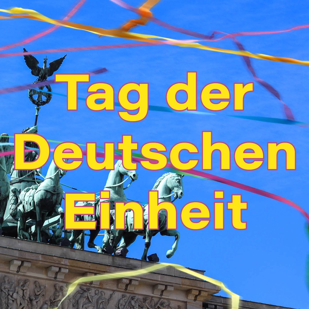 ⛓️‍💥Heute feiern wir den Tag der Deutschen Einheit – ein Stück Geschichte, das zeigt, wie stark Zusammenhalt sein kann. 
Nach dem Zweiten Weltkrieg war Deutschland geteilt: 1949 entstanden BRD und DDR, 1961 trennte die Berliner Mauer Familien und Freunde voneinander. Doch 1989