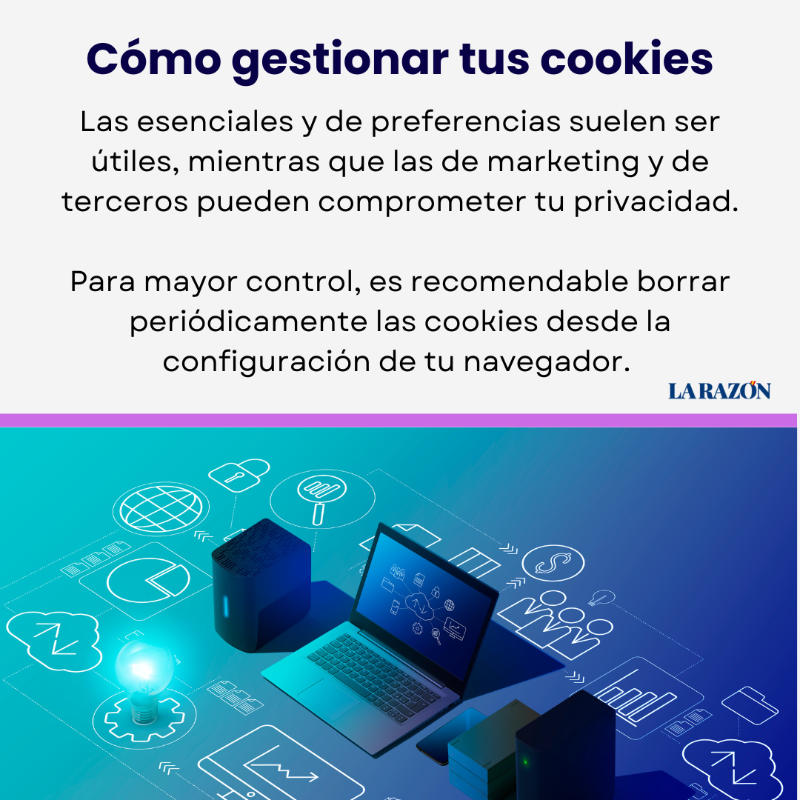 larazon_es's tweet photo. 🍪"Cookies" en internet: qué son y cómo configurarlas para proteger tu privacidad
Descubre todo sobre ellas, su función y cómo decidir, cuáles aceptar y cuáles rechazar en tu navegador en este nuevo episodio de #Amibox, la serie de @FundATRESMEDIA👇