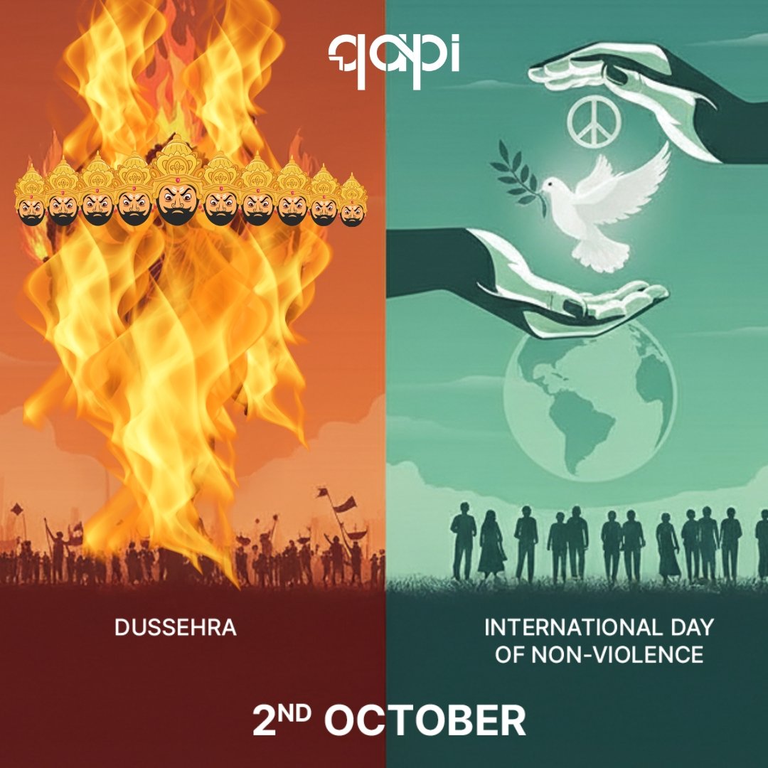testwithqapi's tweet image. At qAPI, we’re proud to be a global team—from Bangalore to Chicago—shaped by diverse cultures and driven by shared values. 
Dussehra and Gandhian principles remind us that progress comes from integrity, resilience, and unity. 

In the same spirit, we’re putting bad APIs to an…