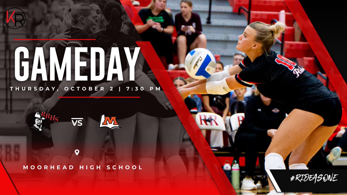 It’s volleyball night! 💥
Riders 🆚 Spuds
⏰ 7:30
📍 Moorhead High School
Bring the noise, Riders Nation! 🏐