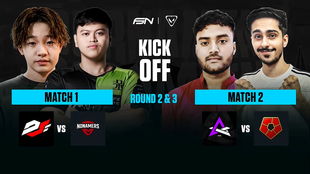 officialfsnasia's tweet image. Valorant Mobile Kickoff Playoffs Round 3 !! 🏆

Watch Day 5 Action LIVE !!🔥

⚔️ 6:30PM IST / 10:00PM JST - Diavolos vs No Namers
⚔️ 8:00PM IST - Auronix vs Redlock

🔴 LIVE on FSN Asia YouTube !!

#valorantmobile #tournament #valorantesports #fsn