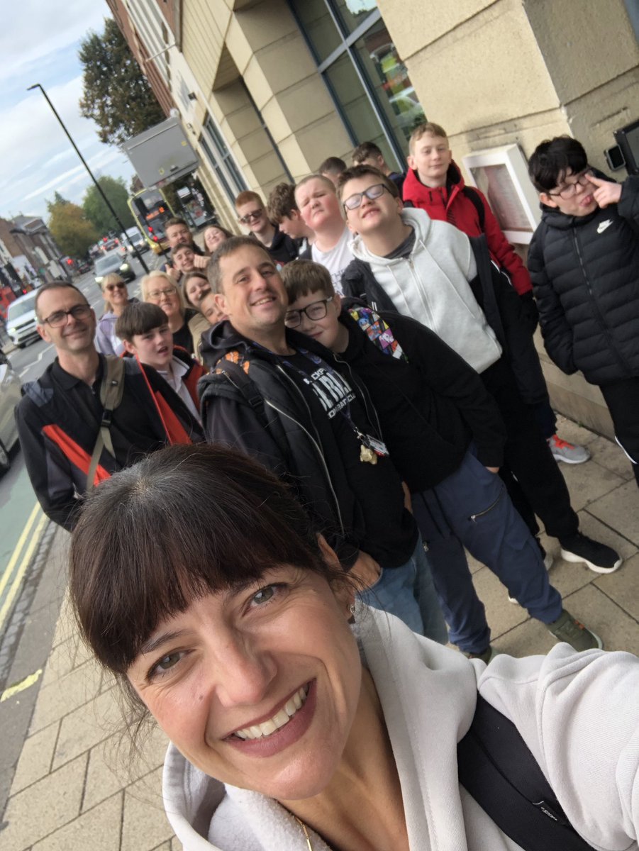 PCAsecondary's tweet photo. On our way to the first stop…The Railway Museum! Here we go…! @PCABlackpool https://t.co/LrOBngYrgB