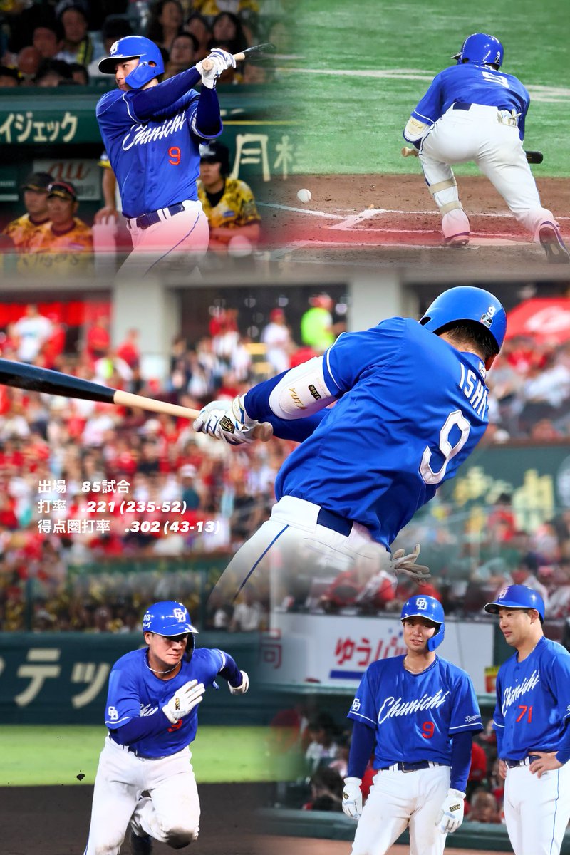 ルーキーの捕手が85試合出られたこと、それだけでもほんとにほんとに素晴らしい！
石伊くんの活躍がわたしの希望です🌟たくさん応援伝えられて、充実したシーズンでした。