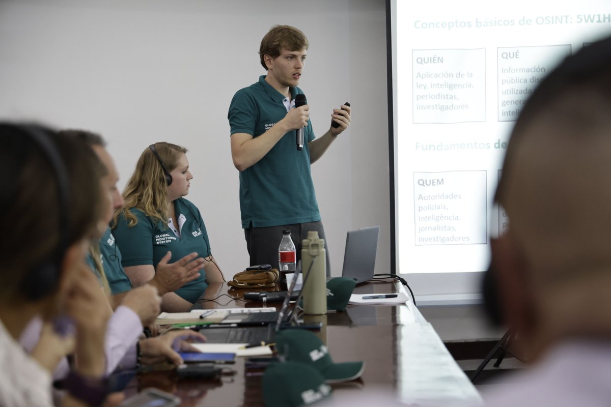GI_TOC's tweet photo. Prosecutors from Colombia, Brazil & Peru enhanced their #OSINT skills to tackle environmental crimes & illicit economies.
The training was held during #BiodiversityWeek in Cali 🇨🇴, led by Salvatore Amato through our #EcoSolve programme. 🌿
@SalvatoreMAmato https://t.co/QxVWlQqZLt