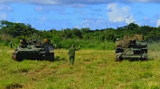 🛡️¡Nuestra defensa se fortalece! 🇨🇺

Esta semana, las Brigadas de Defensa Antiaérea de la Región Militar Matanzas realizaron un exitoso intercambio de experiencias.

¡Seguimos entrenando para defender a #Cuba con la más alta capacidad! 🇨🇺