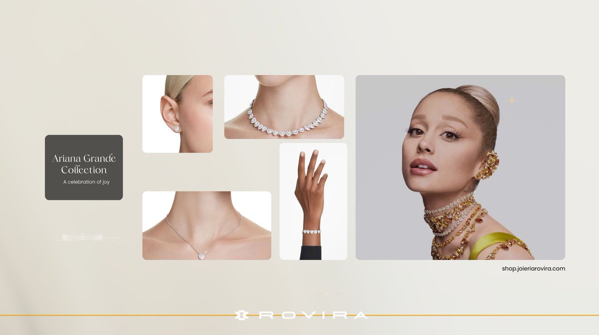 Descobreix la col·lecció de joies Swarovski dissenyades per Ariana Grande, on el disseny i l'estil en són els protagonistes. Una celebració d'alegria 💫 pel teu dia. A la nostra botiga 🏪 podràs gaudir d'aquestes peces úniques 😉 shorturl.at/ne2g0